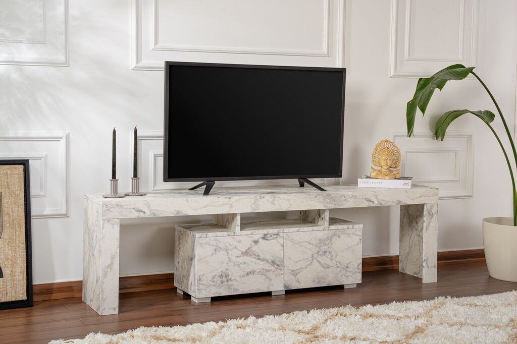 Hanah Home TV Komoda Enclave, 180x50x31.3cm, Siva