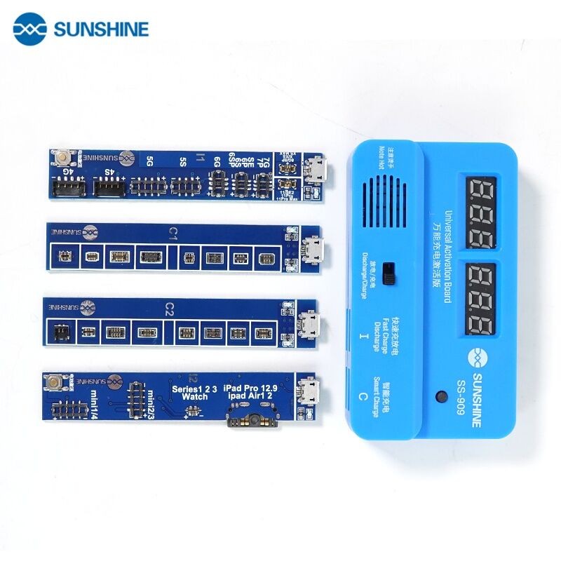 Tester ploče sa testerom brzine punjenja baterija Sunshine SS 909, Univerzalni