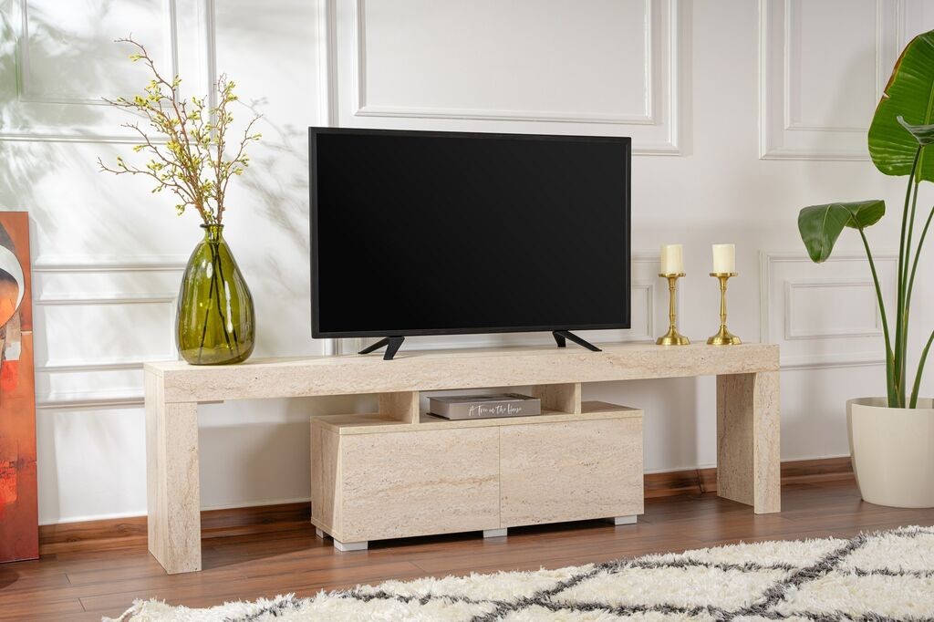 Hanah Home TV Komoda Enclave, 180x50x31.3cm, Bež