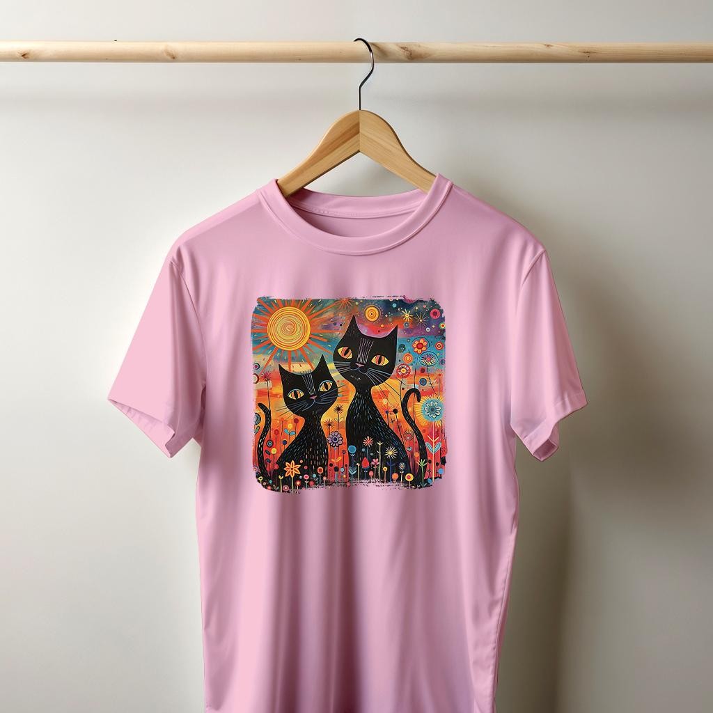 Camiseta Majica sa štampanim printom Cam 304, Muška, Roze
