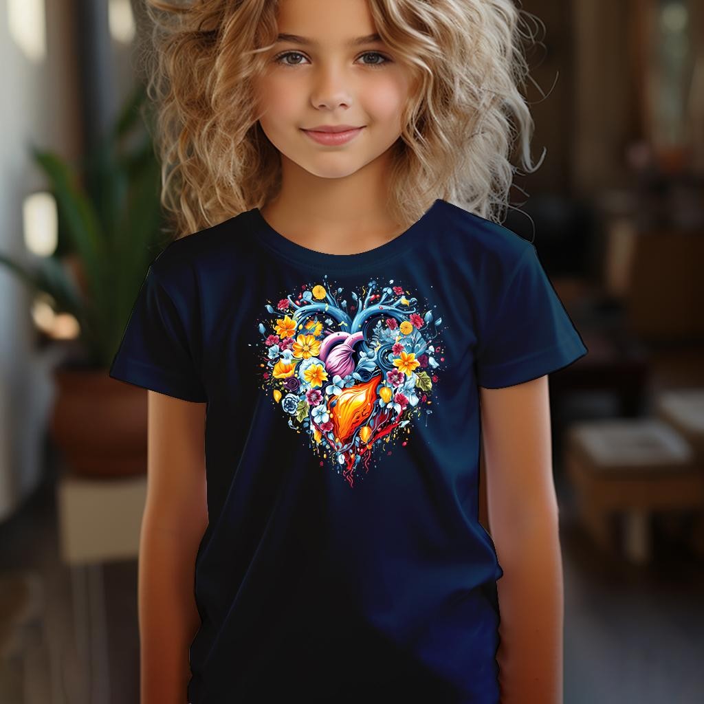 Camiseta Majica sa štampanim printom Cam 395, Dečija, Tamnoplava