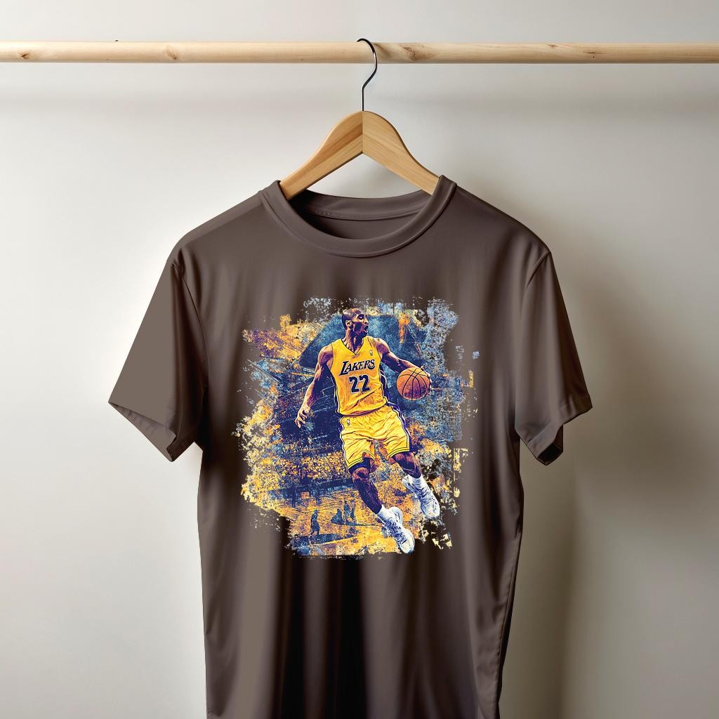 Camiseta Majica sa štampanim printom Cam 991, Muška, Smeđa