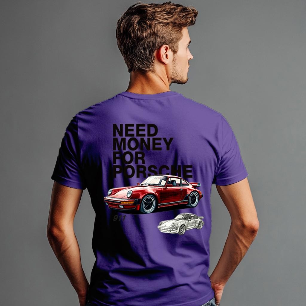 Camiseta Majica sa štampanim printom Cam 911, Muška, Lavanda