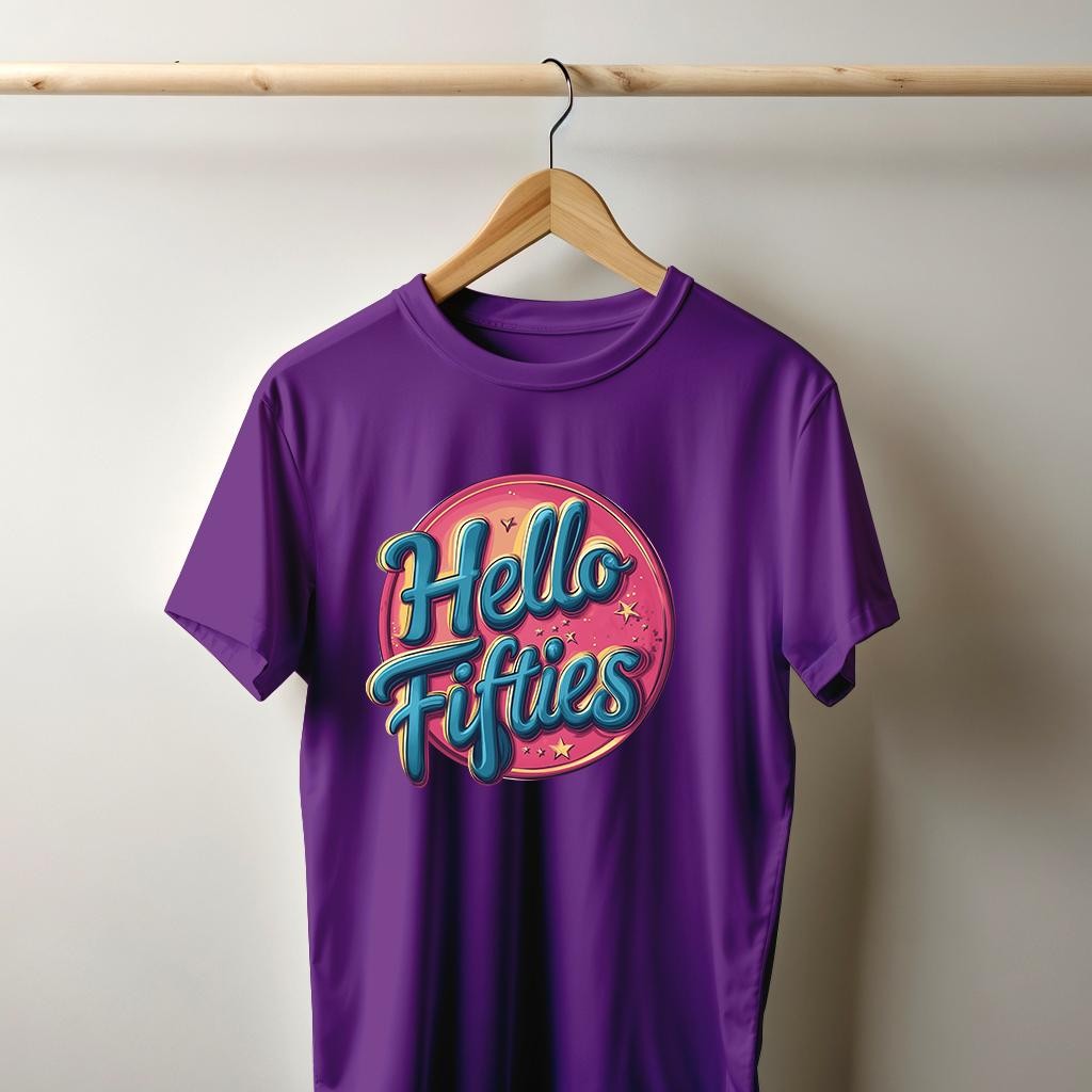 Camiseta Majica sa štampanim printom Cam 906, Muška, Patlidžan