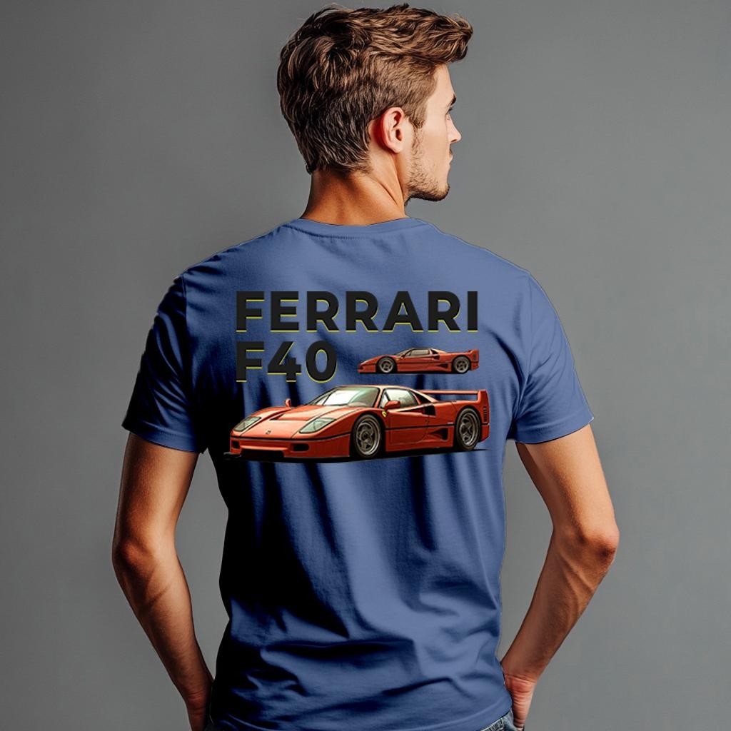 Camiseta Majica sa štampanim printom Cam 913, Muška, Plava