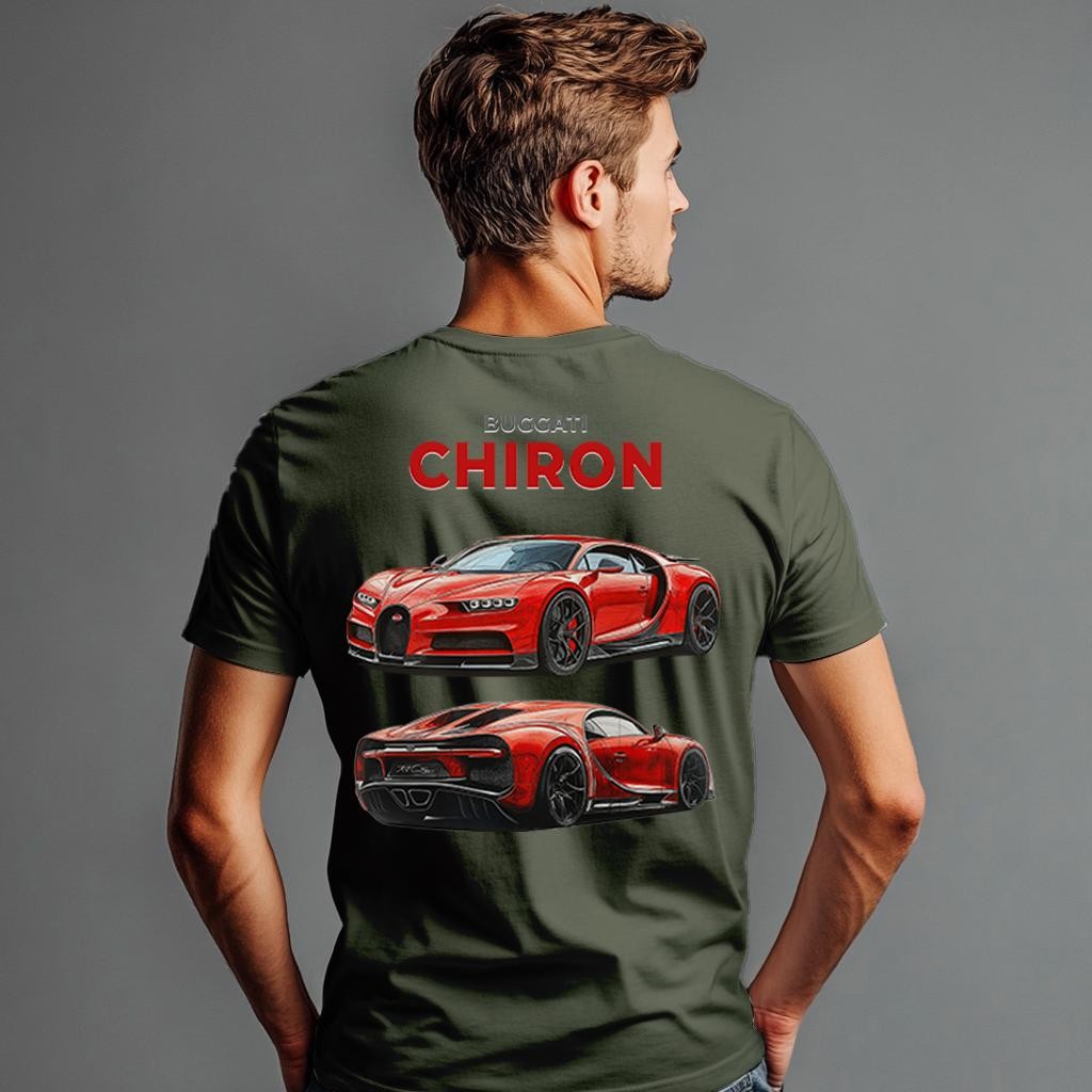 Camiseta Majica sa štampanim printom Cam 912, Muška, Maslina