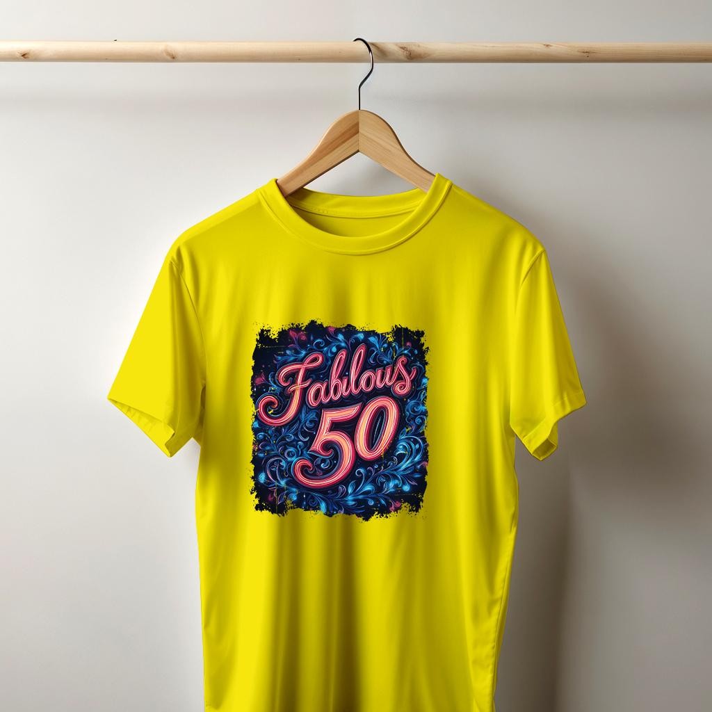 Camiseta Majica sa štampanim printom Cam 908, Muška, Žuta