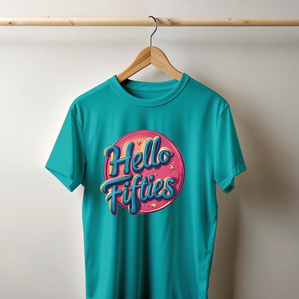 Camiseta Majica sa štampanim printom Cam 906, Muška, Tirkizna