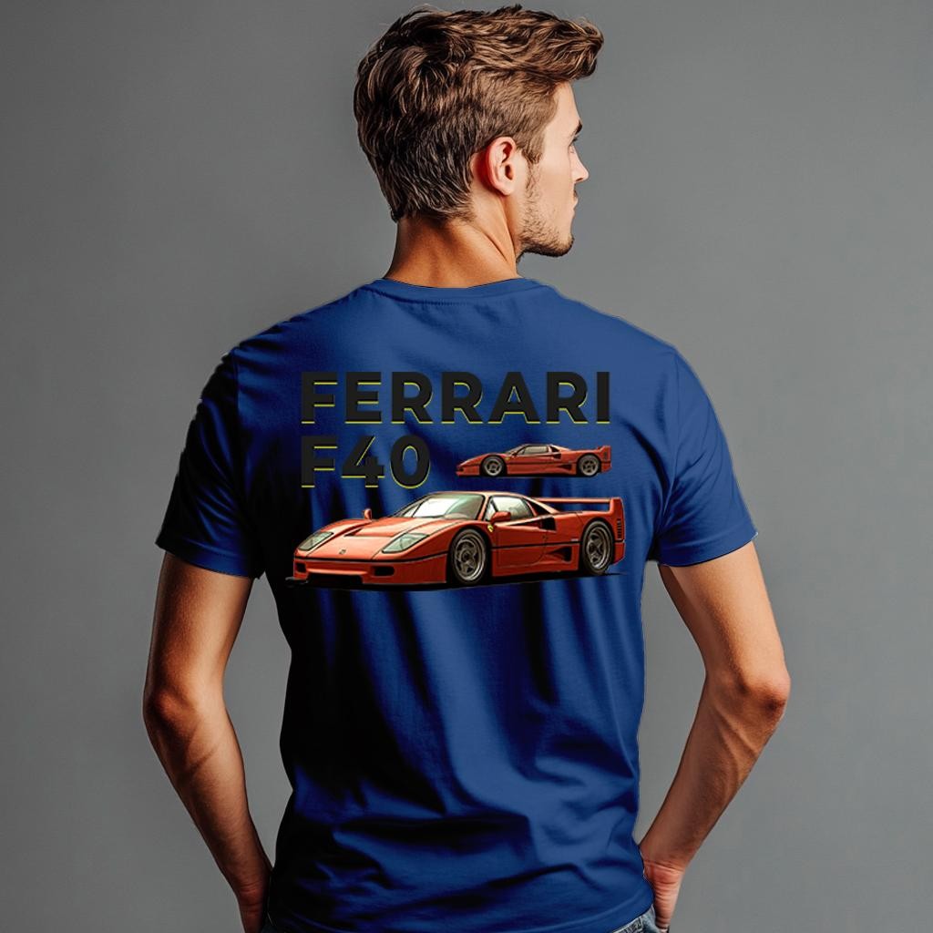 Camiseta Majica sa štampanim printom Cam 913, Muška, Borovnica