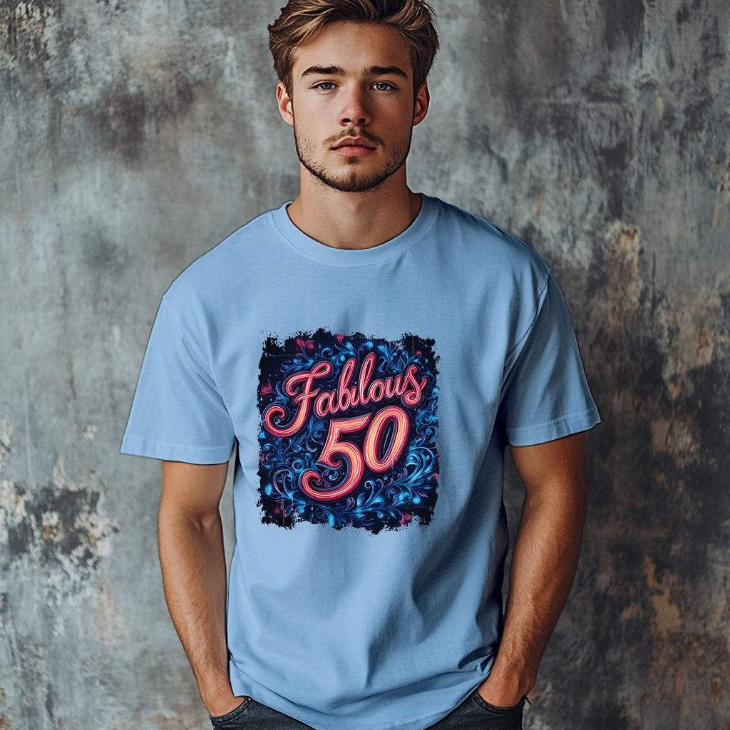 Camiseta Majica sa štampanim printom Cam 908, Muška, Cijan