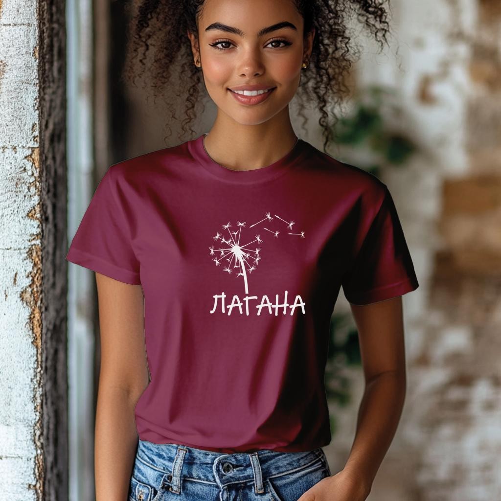 Camiseta Majica sa štampanim printom Cam 964, Ženska, Bordo