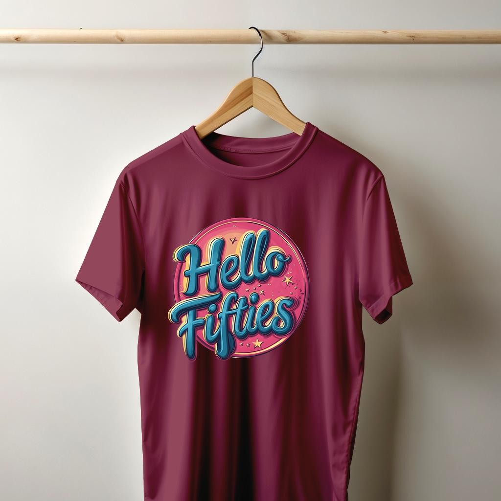 Camiseta Majica sa štampanim printom Cam 906, Muška, Bordo