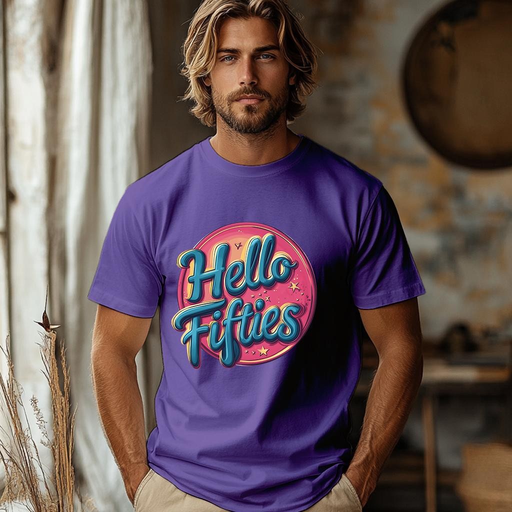 Camiseta Majica sa štampanim printom Cam 906, Muška, Lavanda