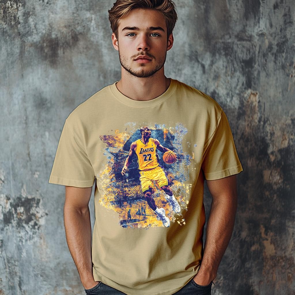Camiseta Majica sa štampanim printom Cam 991, Muška, Pesak