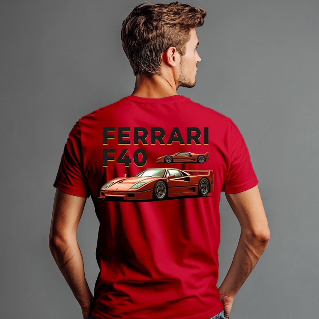 Camiseta Majica sa štampanim printom Cam 913, Muška, Crvena