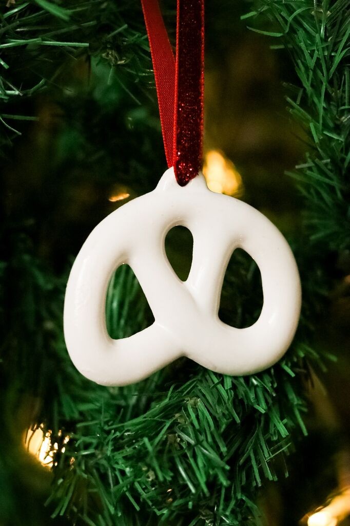 Aberto Design Novogodišnji ukras BSY511, Beli