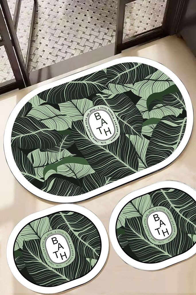 L'essentiel Maison Set prostirki za kupatilo Aleas, 3 komada, Šareni