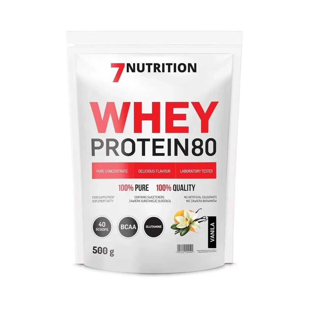 7 Nutrition Whey Protein 80 Vanila, 500g