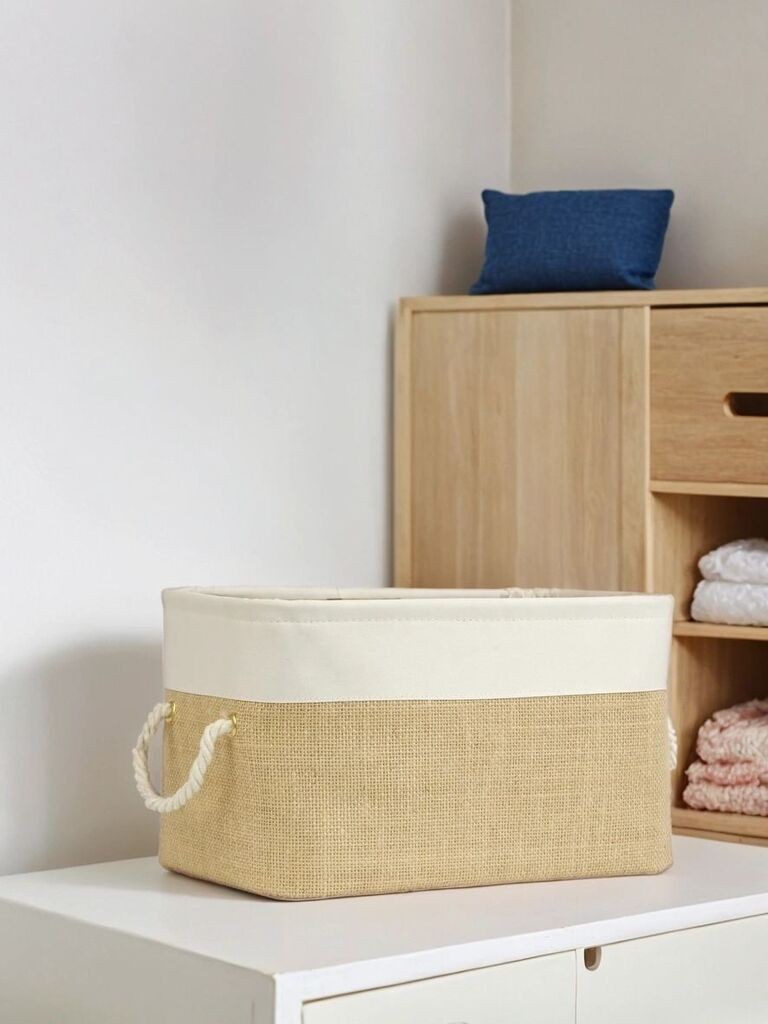 Aberto Design Korpa za odlaganje stvari YLC.B.G.2, 30x18x22cm, Krem