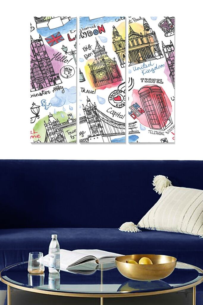 Wallity Set slika MDF298305344, 3 Dela