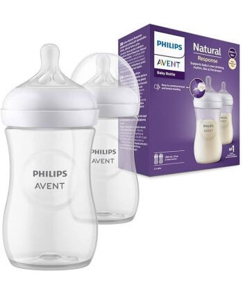Philips Avent  Flašica za bebe Natural response, 2komada, 260ml