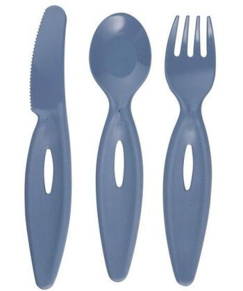 Canpol babies Pribor za hranjenje bebe, Plavi