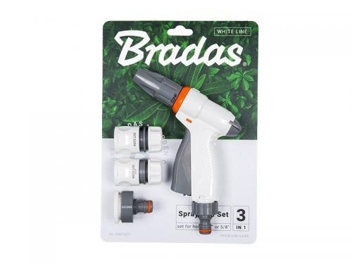 Bradas Pištolj mlaznica sa konektorima Wl-En6Tset, Beli