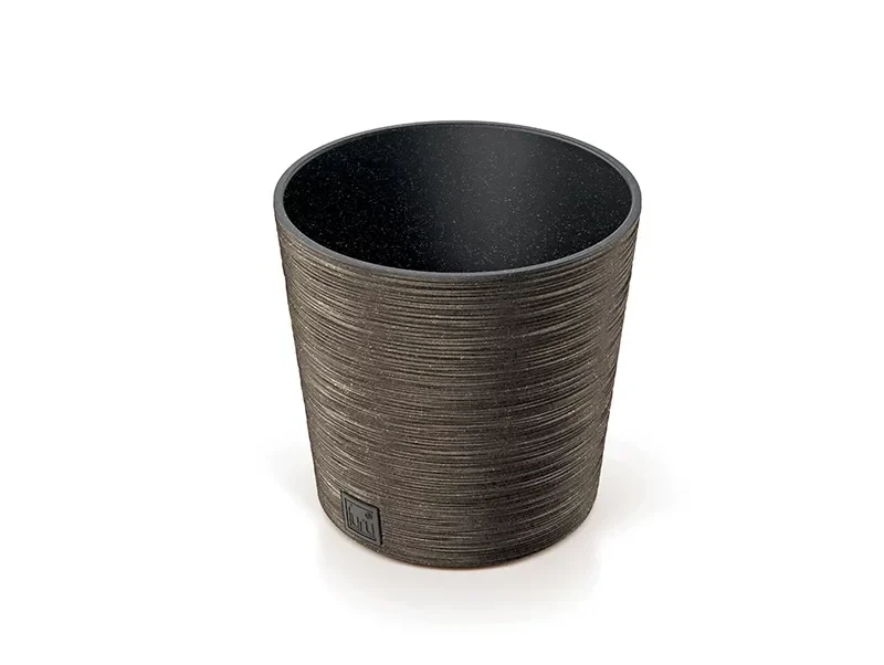 Prosperplast Saksija Furu round low eco r300w, Braon