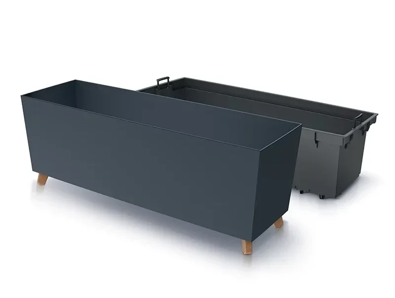 Prosperplast Saksija Urbi Case C800N, Antracit