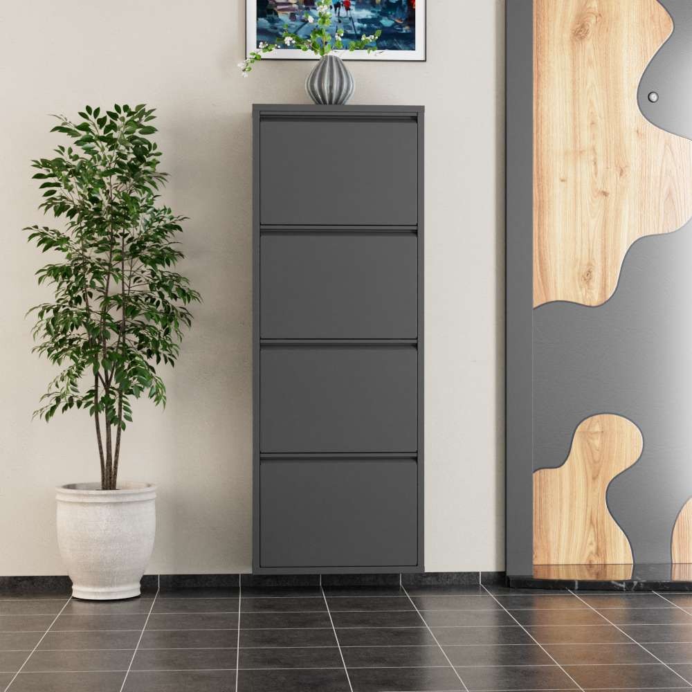 Hanah Home Cipelarnik, 50x136x15 cm, Antracit