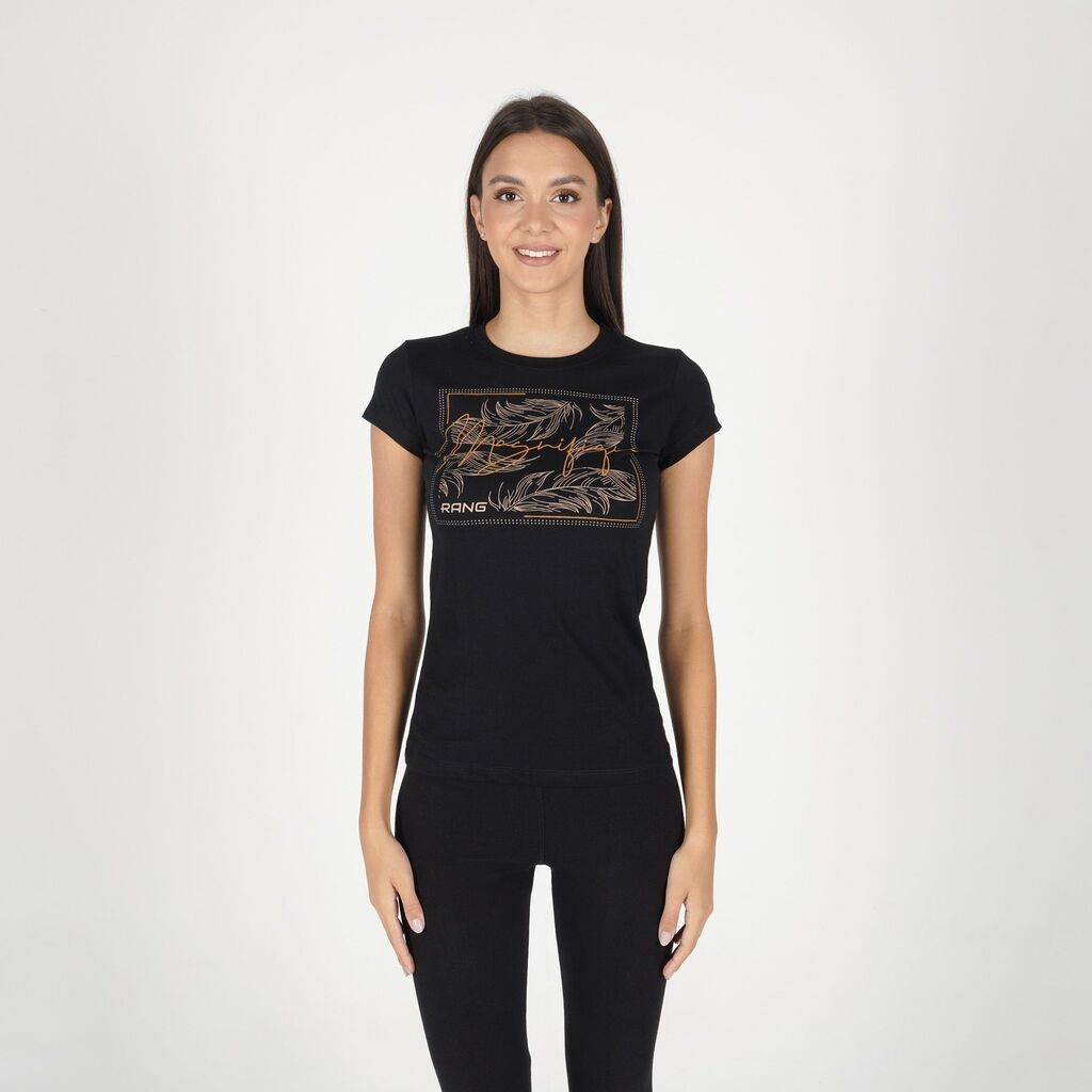 Rang Ženska majica Rylie, Kratak rukav, Crna