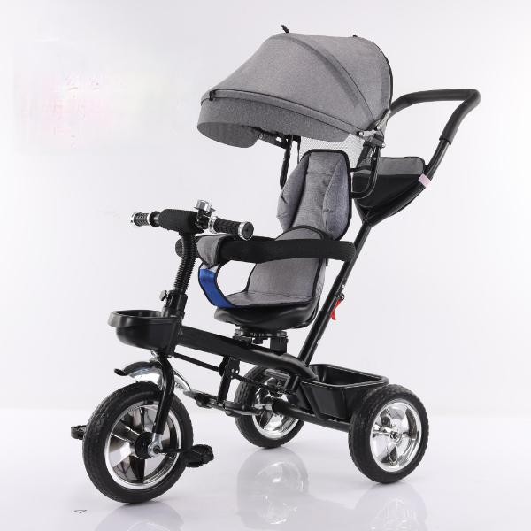 Troty Kolica tricikl za decu, Siva