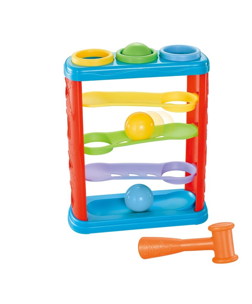 Gdt Igračka Udaraljka na sprat sa loptama i čekićem