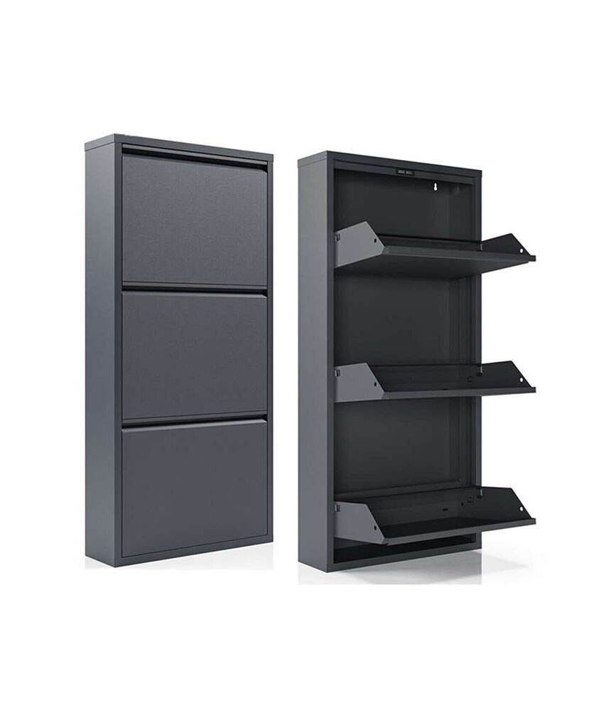 Hanah Home Cipelarnik Torino 3, 50x104x15 cm, Antracit