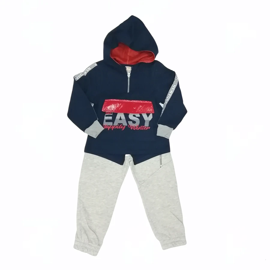 Komplet trenerka za dečake 5831, Teget-siva