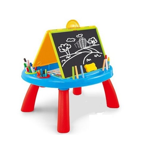 Set dečija tabla i sto za crtanje 91-70758, 2u1