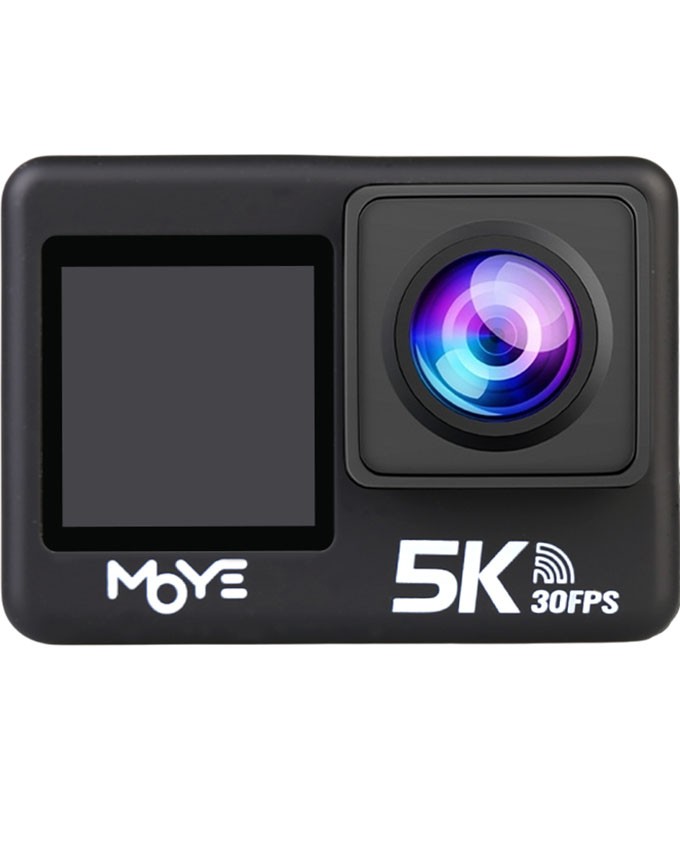 MOYE Akciona kamera Venture 5K Duo v2, Crna