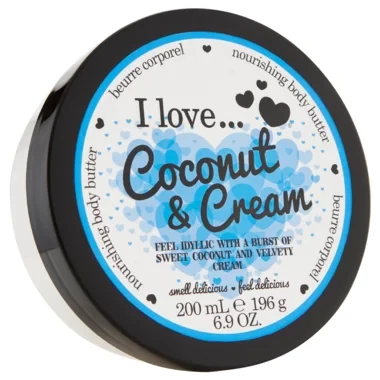 I LOVE Puter za telo Kokos, 200ml