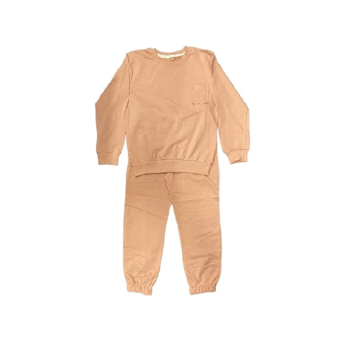 Komplet trenerka za devojčice 3533947, Boja breskve