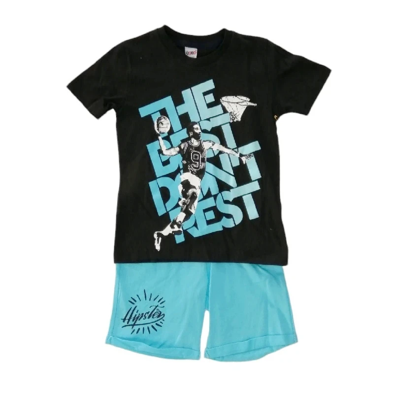 Komplet za dečake 2025, Crno-plavi