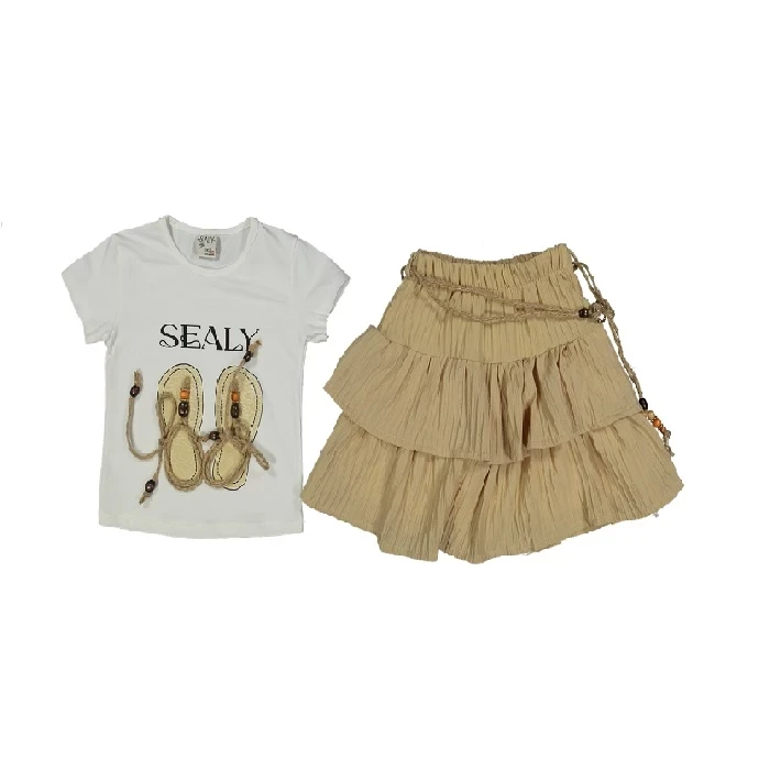 Komplet za devojčice 244220, Bež