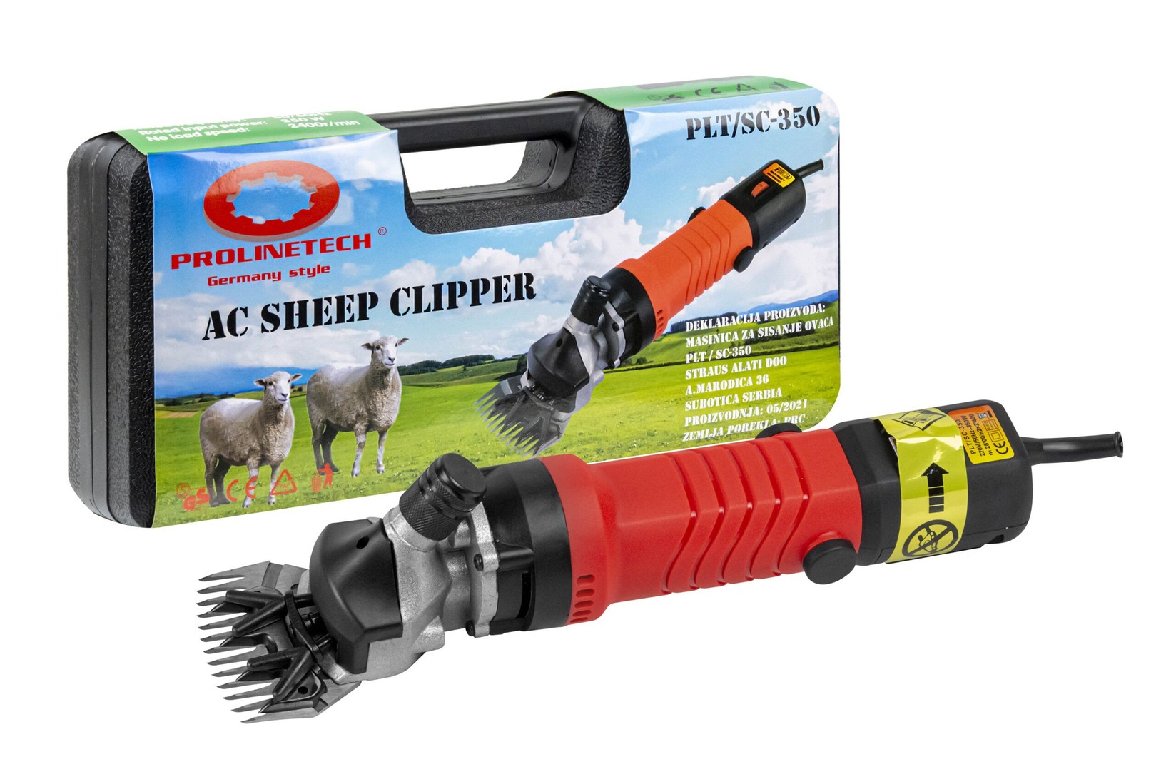 PROLINETECH Mašinica za šišanje ovaca  PLT/SC-350, 350W
