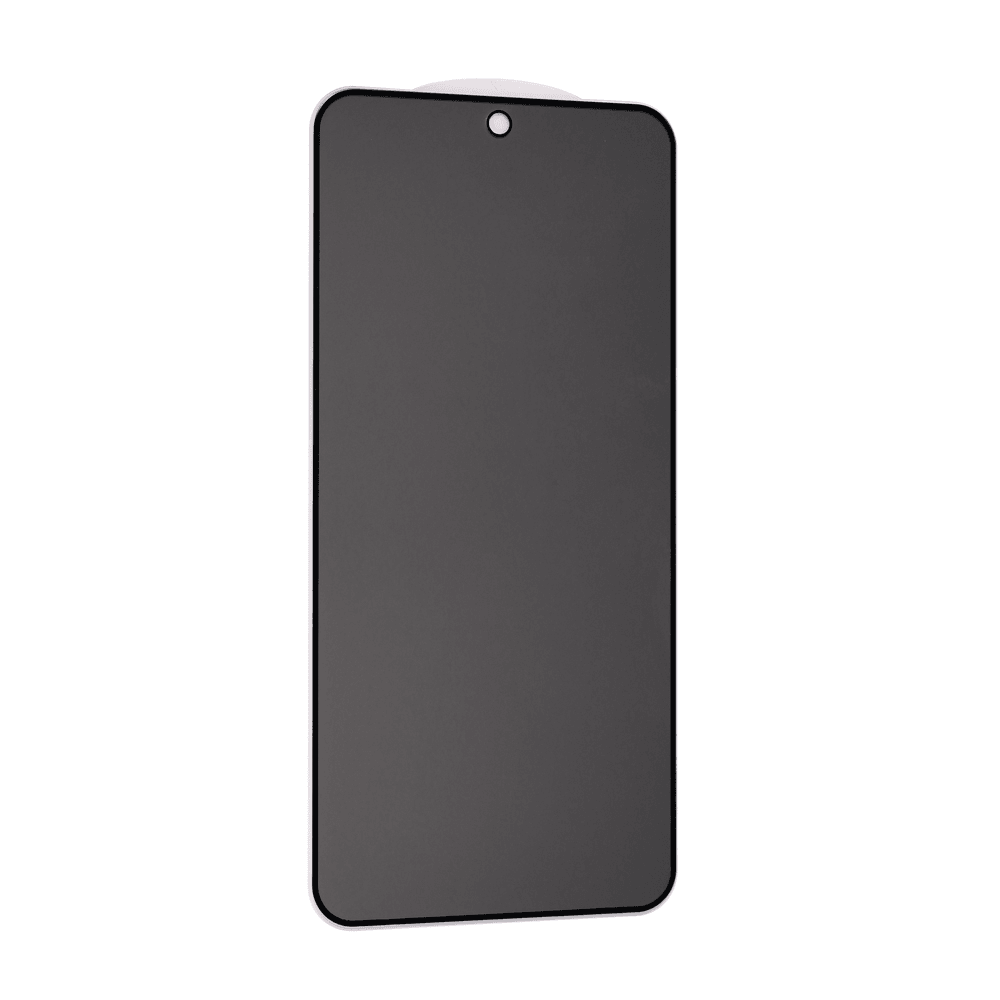 Zaštitno staklo Tempered Glass Privacy 2.5D full glue za Samsung S721B Galaxy S24 FE, Crno (fingerprint unlock)
