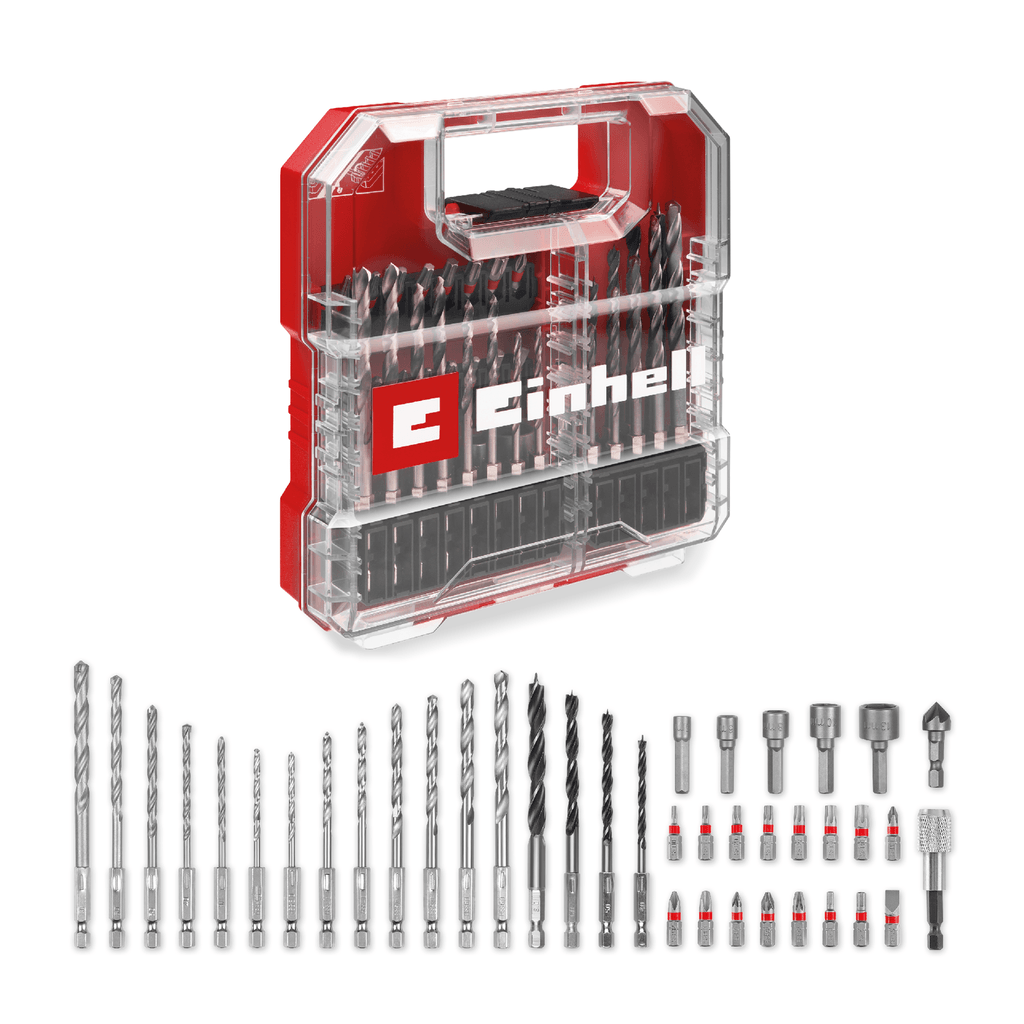 Einhell Set bitova i burgija L-Case, Ključ, 40 komada