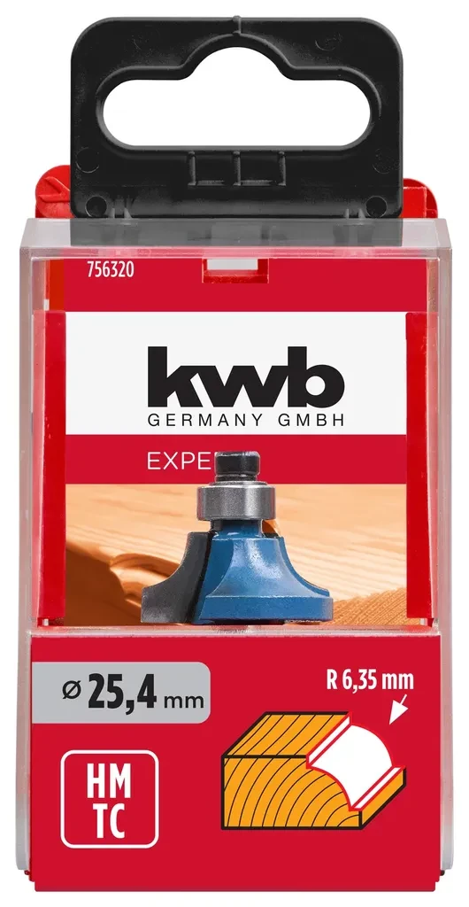 EINHELL HM glodalo za glodalicu, 49756320, 25.4 profil četvrtina kruga