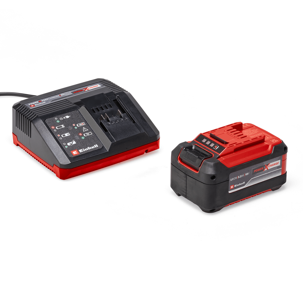 EINHELL Punjač power-x-change 18V 5.2 Ah/4 A charg start kit crni