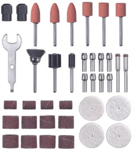Einhell Set dodataka za brušenje i graviranje, Pribor za TC-MG 135, TH-XG 75, 38 komada