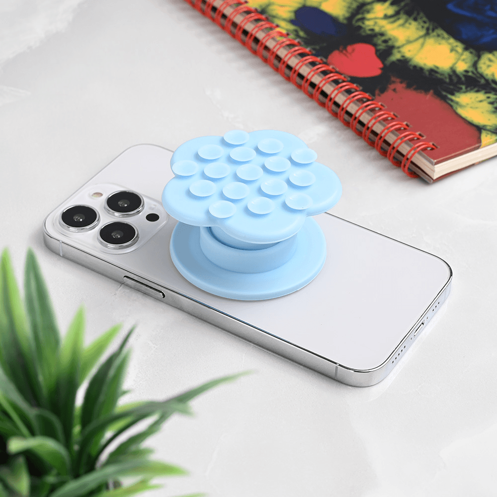 Stiker za mobilni telefon Magnetic Flower, Svetloplavi