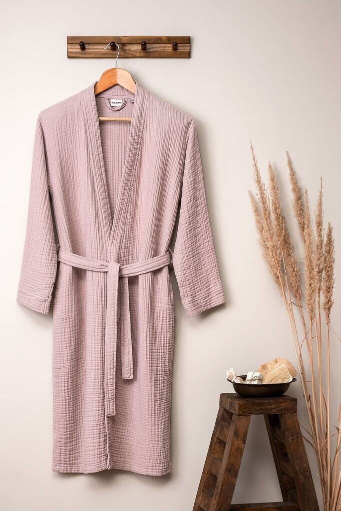 Hanah home Ženski bade mantil Kimono, Roze