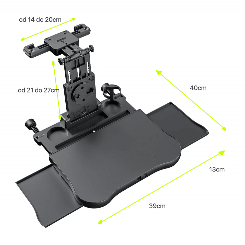 Sklopivi sto za auto sedište, Crni